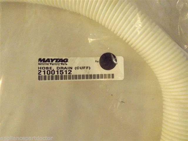 ADMIRAL AMANA WASHER 21001512 HOSE, DRAIN (CUFF) NEW IN BOX ADMIRAL AMANA WASHER 21001512 HOSE, DRAIN (CUFF) NEW IN BOX